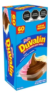Duvalin Trisabor 60 Piezas Avellana Fresa Vainilla