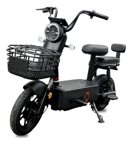 Bicicleta Elétrica Nado C2 1000W Bateria Removível 48V 60km Preto
