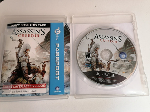 Assassins Creed 3 Ps3 Playstation 3 Disco 