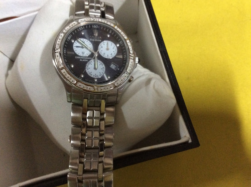 Luxuoso Relógio Citizen Diamantado Eco Drive Unisex 38 Mm
