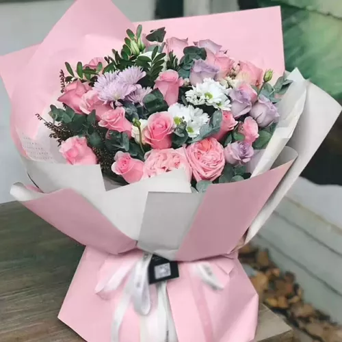 20 Hojas De Papel Coreano Para Ramos Bouquet Floral