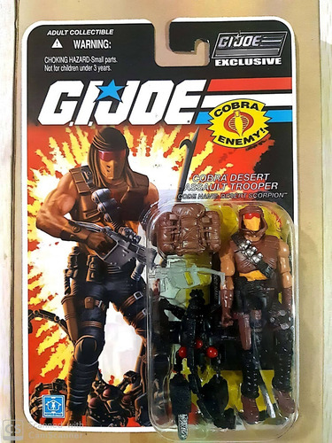 Figura Gi Joe 25th Collector Desert Scorpion Cobra Desert