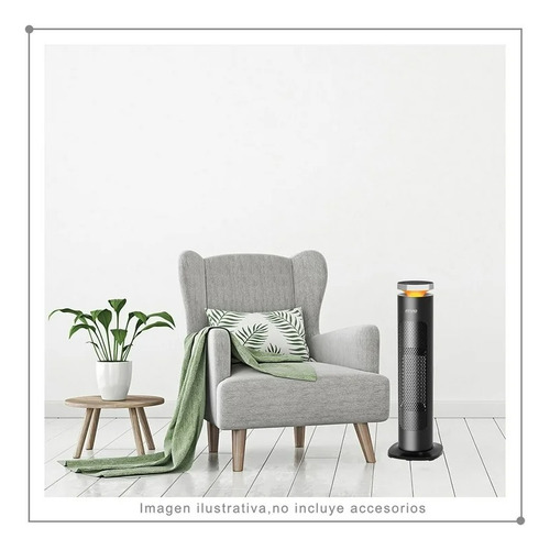 Calefactor De Torre Eléctrico 60 Cm Con Luz Ambiental 1500w