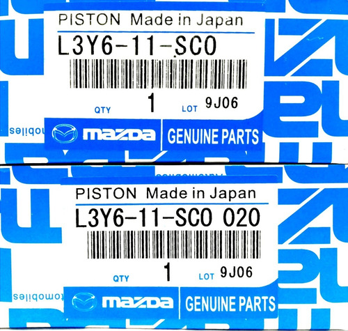 Anillos Mazda 3 Ecosport Focus 2.0 Mazda 6 2.3 Std 10 20