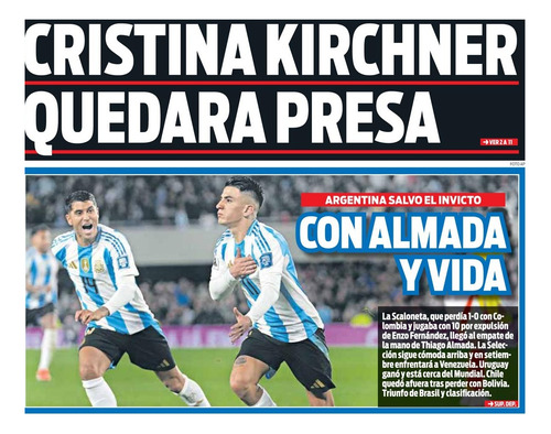 Cristina Kirchner Presa : Corte Confirma Condena D. Popular