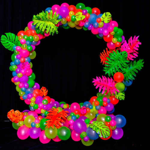 Imagem 4 de 5 de Balão Neon Nº 9 - Kit 25 Unidades