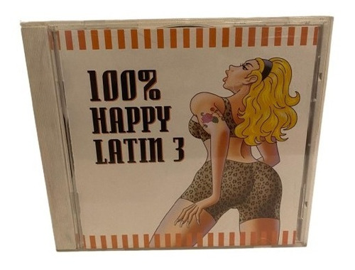 Various  100% Happy Latin 3 Cd Japan [usado]