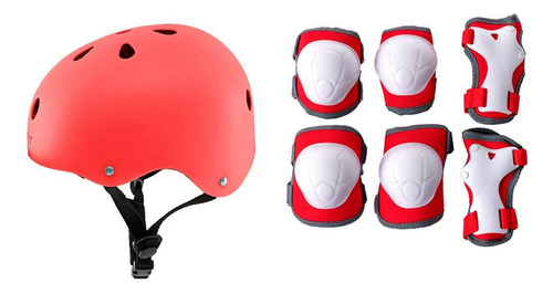 Set De Protección Yvolution Con Casco, Muñequeras Y Coderas