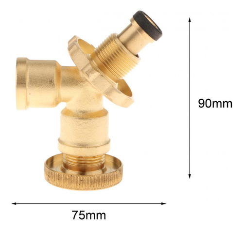 Conector En T De Cobre Divisor De Propano Para Estufas De