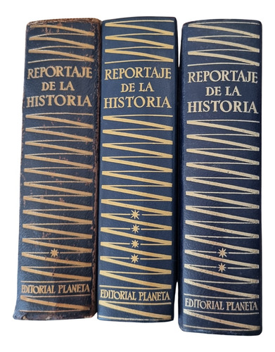 Colección 3 Tomos Reportajes De Historia Ocurridos En 25 Sig