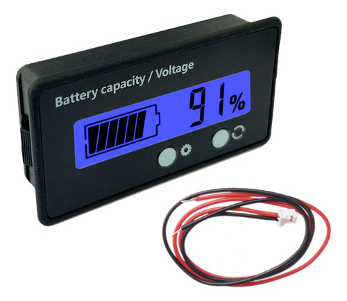 Proshopping Medidor De Bateria Cc De 36 V, Indicador De Volt