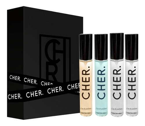 Set Perfume Mujer Cher X 4 Tallas 20 Ml-the Fragance Kit