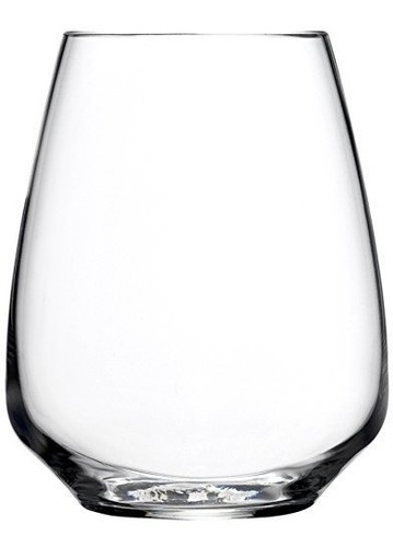 Luigi Bormioli Atelier Stemless Riesling Wine Glass, 14-ounc
