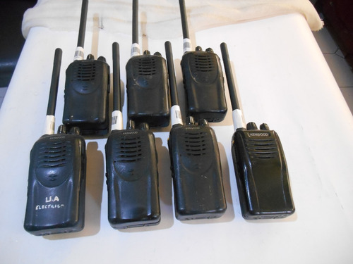 7 Radios Kenwood Uhf Tk-2360,,baratos!!! Negro Vhf (Usado)