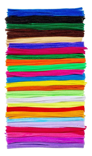 500 Varillas Limpiadoras De Tuberías De Chenilla De Colores.