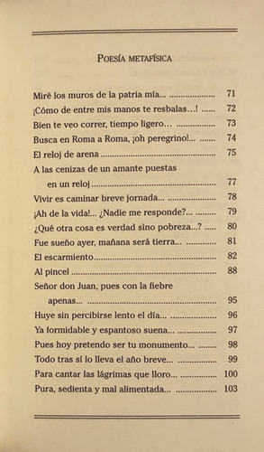 Selección De Poemas - Francisco De Quevedo (Usado)