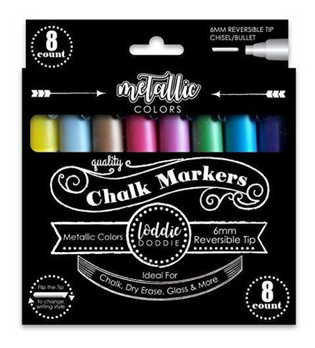 Marcador De Borrado - Loddie Doddie 8ct Chalk Markers- Metal