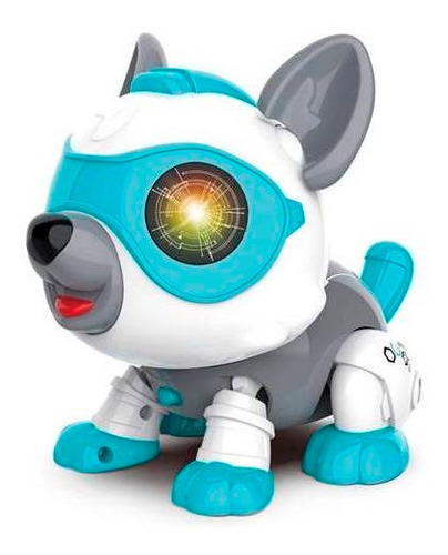 Cachorro Magic Robo Dog - Dog-835 - Fenix Brinquedos Cor Branco