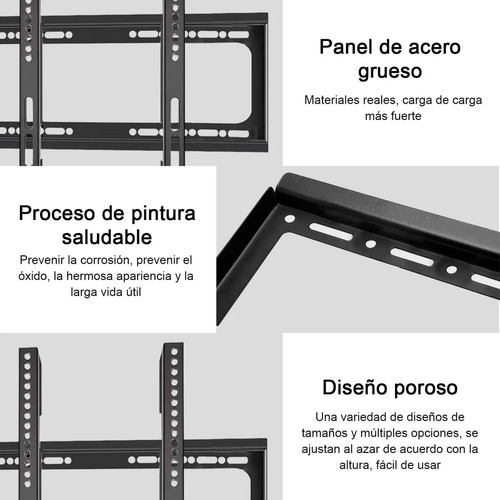 Soporte Pared Tv Para Pantalla Monitor Soporte Base De Pared Para 26 32 42 55 60 63 Pulgadas De Television