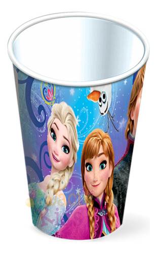 Vasos Decorados Frozen Artículo Fiesta - Pky0m01 