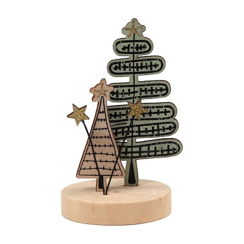 Adorno Árbol Navidad Estrellas Madera Diseños! Exclusivo