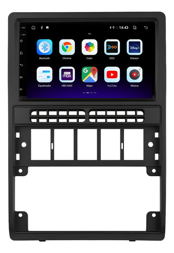 Multimidia Gol G2 1996/2002 Android 13 Carplay 2gb 64gb 7p