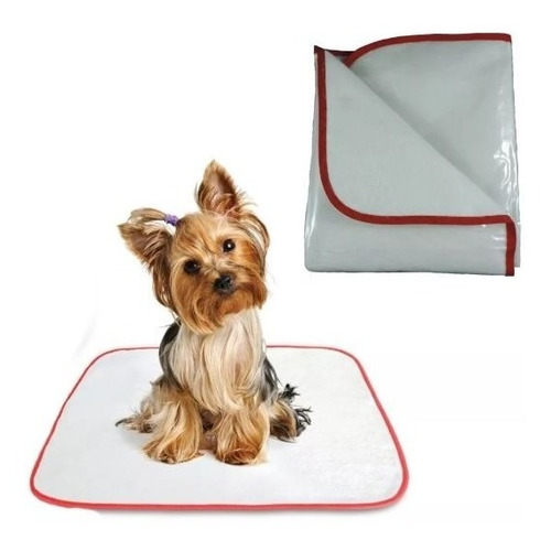 3 Tapetes Higienicos Lavável 60x50 Para Cães Cachorro 