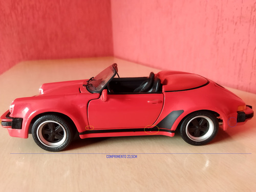 Miniatura Porsche 911 Speedster 1/18 Maisto Vermelho