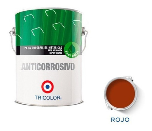 Anticorrosivo Base Agua 1 Gl Rojo Tricolor