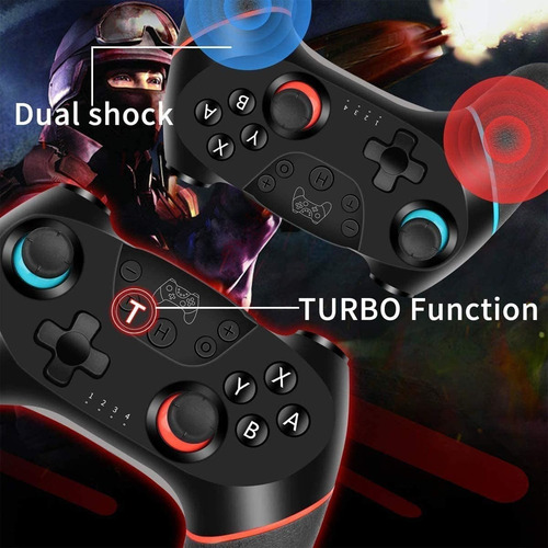 Control Inalámbrico Nintendo Switch Bluetooth Gamepadturbo