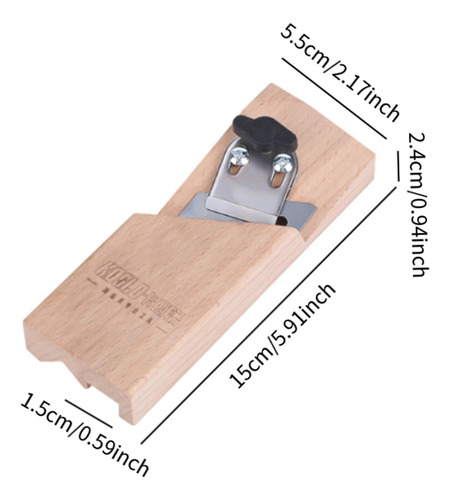 Woodworking De Avión De Chaflán Robuste 150 Mm
