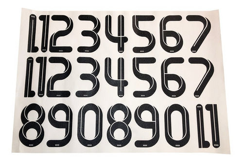 Numeros Y Letras-futbol Chico En Plastisol (modelo Inkit)