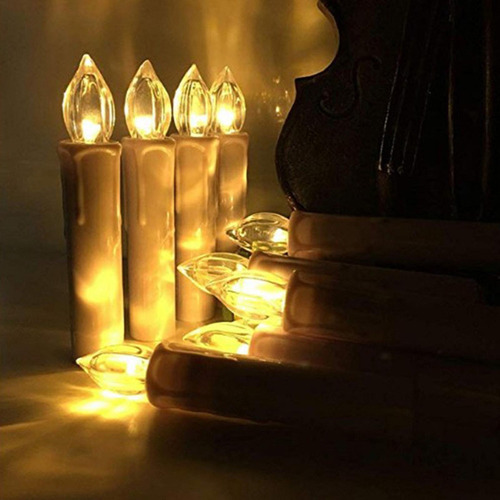 Velas De Luz De Vela De 10 Piezas For Decoración De Fiesta
