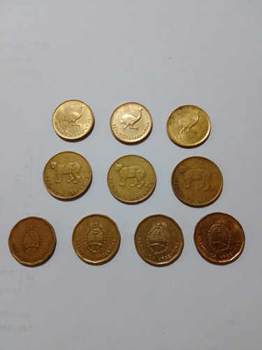 10 Monedas De Australes