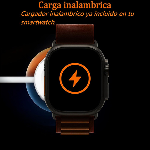 Reloj Inteligente Watch Ultra Isdewatch Smartwatch Con Bocina Bluetooth Incluida Kit De 2 Piezas Sensor Cardíaco Y Oxígeno Llamadas Notificaciones Compatible Con Ios Y Android Para Mujer Y Hombre