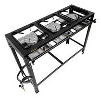 Comprar Fogão Caulim Industrial 3 Bocas De Alta Pressão Mais Brinde 