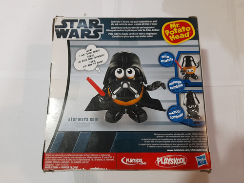 Star Wars Darth Tater Papa Vader Playskool Hasbro (Usado)