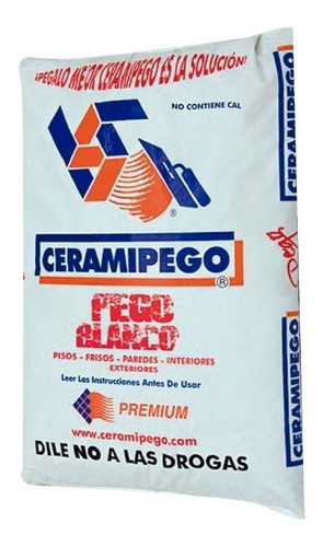 Pego Blanco Ceramipego 14kg - Pack De 3 Sacos