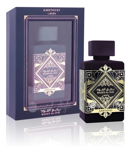 Perfume Lattafa Bade'e Al Oud Amethyst Unissex 100ml Oriental Flo...