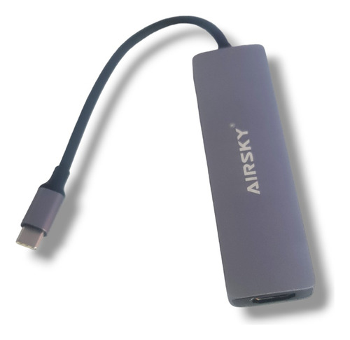 Hub Adaptador Usb C 6 En 1 Para Macbook iPad Tablet Notebook
