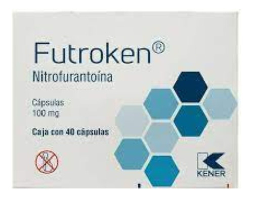 Futroken (nitrofurantoina) Caja Con 40 Caps De 100mg Kener
