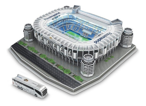 Puzzle 3d Estadio Santiago Bernabeu Real Madrid  Nanostad