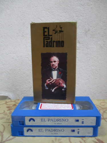 Antiguo Vhs  El Padrino   2 Cassettes 2x1  Inglés Subt Españ