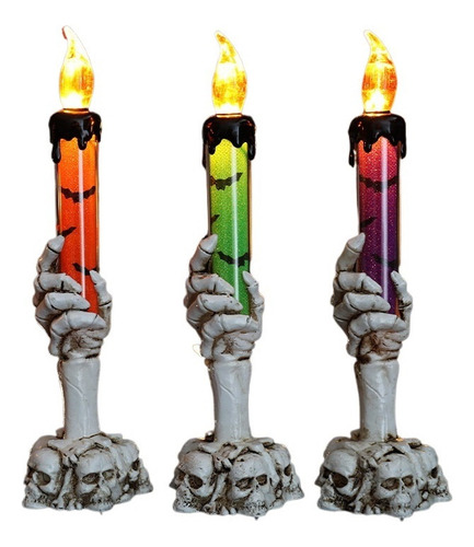 Decoraciones De Halloween, Faroles Para Velas Con 6 Unidades