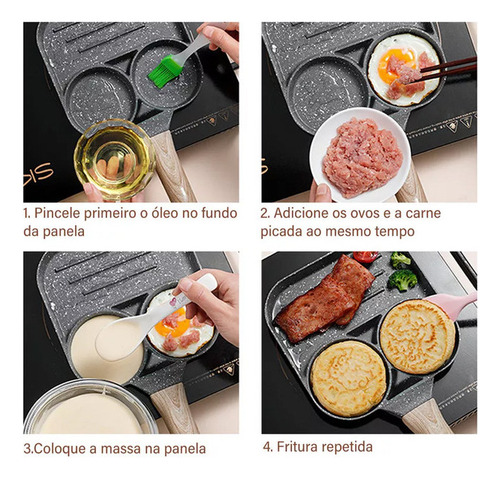 Freidora De Huevos Antiadherente, Sartén Separada
