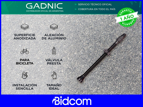 Válvula De Vacío De Neumático Gadnic Para Goma Bicicleta