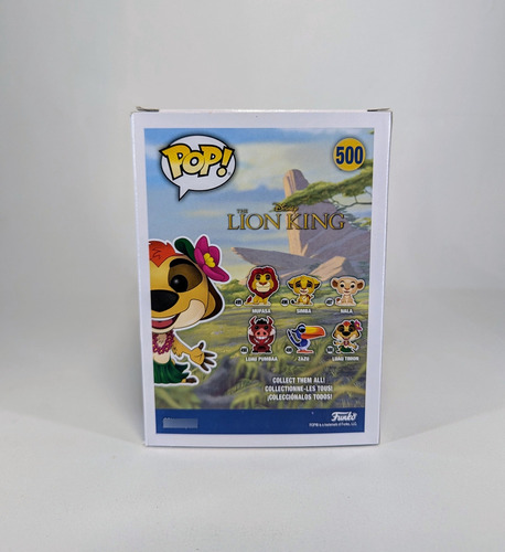 Funko Pop Luau Timon 500 - El Rey Leon - Lion King Disney (Usado)