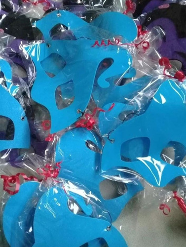 Máscara En Goma Eva Vampirina X10 Unidades Variado Mascara