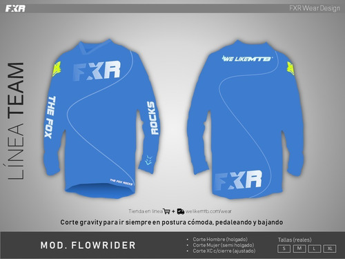 Jersey  Fxr Mtb Team Mod. Flowrider