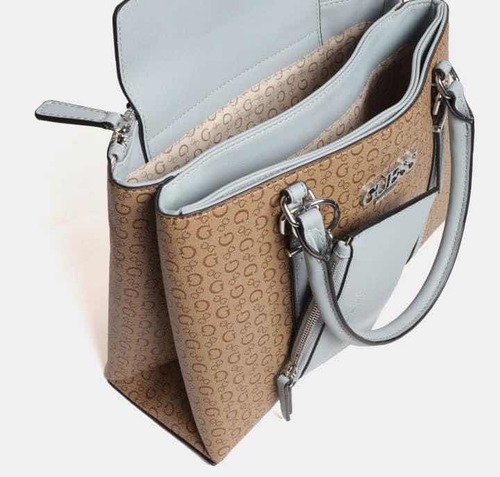 Bolsa Guess Camel Monograma
